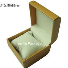 Luxury Handmade Craft Faux Leather Gift Watch Packaging Display Box